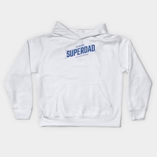 Superdad Retro Super Dad Father's Day Kids Hoodie